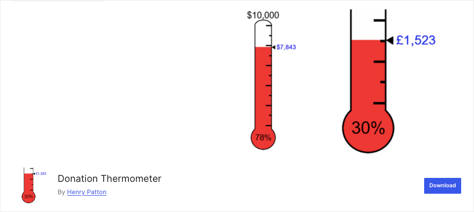 Donation Thermometer