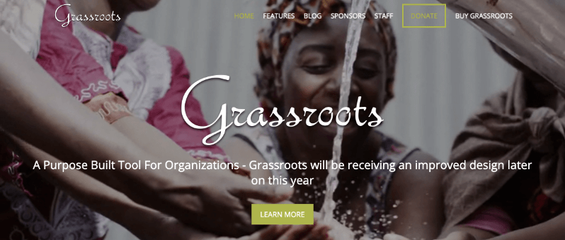 Grassroots WordPress theme