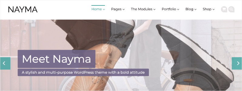 Nayma WordPress theme