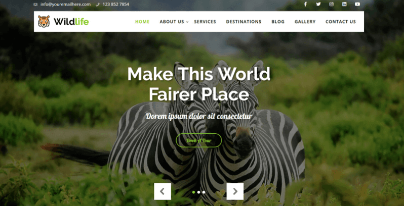 Wildlife Lite WordPress Theme