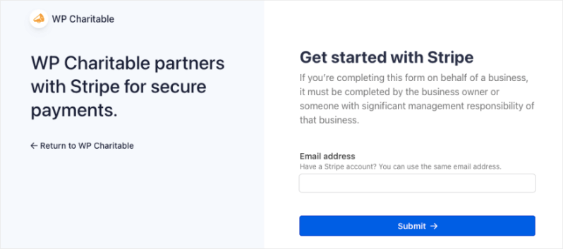 Log into Stripe